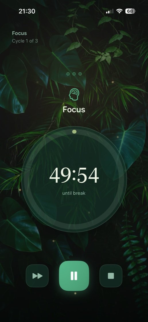 Running focus session, Bali